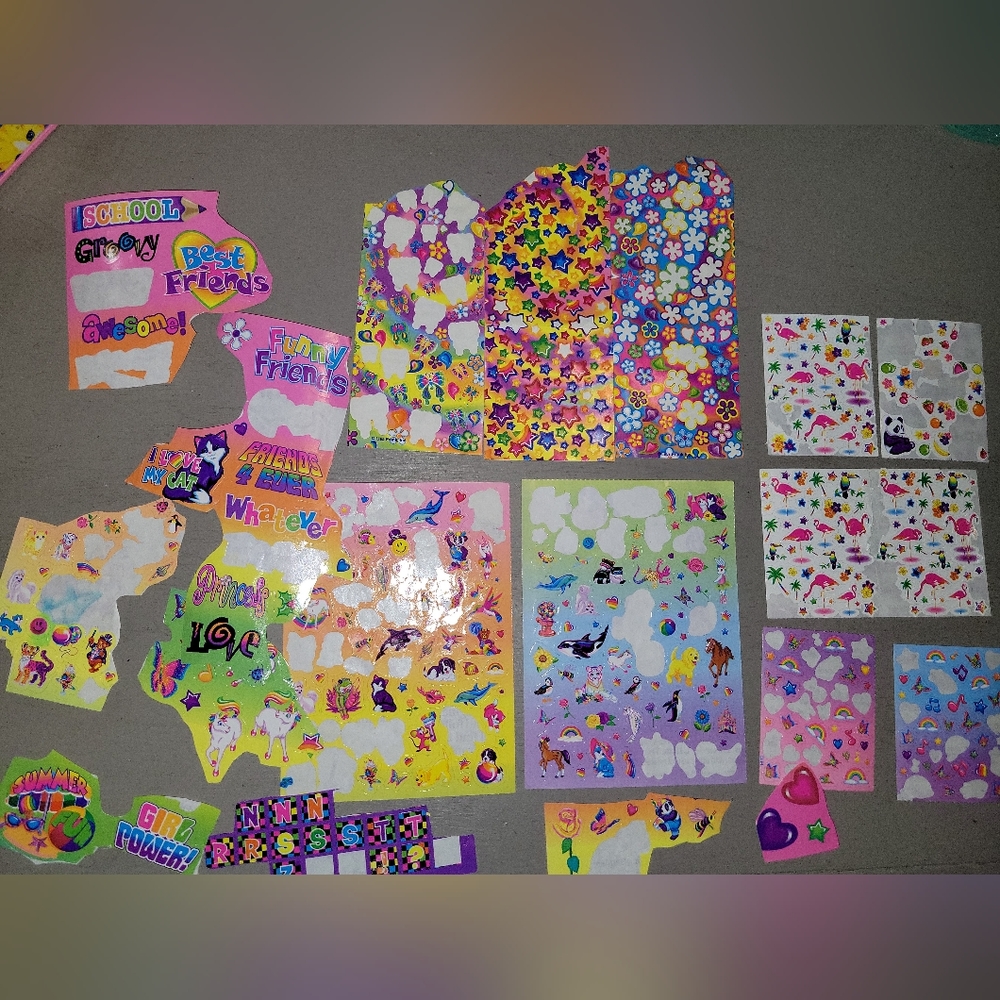 Lisa Frank sticker lot